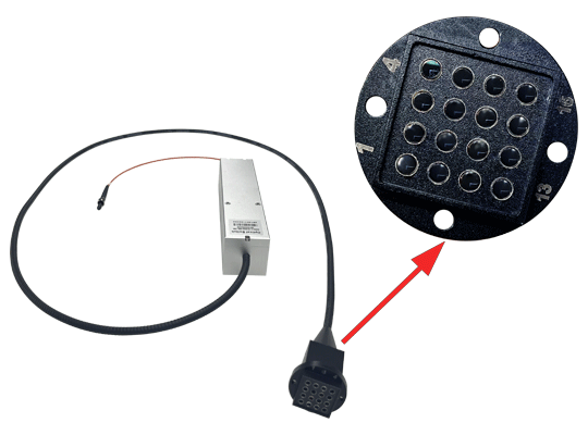 1&times;16 多模光開(kāi)關(guān)（可見(jiàn)光波段，陣列輸出） - 廣西科毅光通信