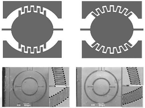 廣西科毅光開關核心組件：發(fā)散梳齒靜電驅動MEMS微鏡