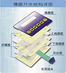 柔性光開關(guān)分層結(jié)構(gòu)示意圖 - 廣西科毅