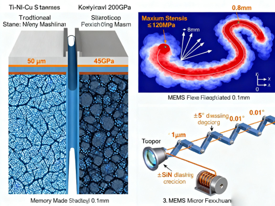 記憶合金基底微觀結(jié)構(gòu)圖 記憶合金基底微觀結(jié)構(gòu)圖