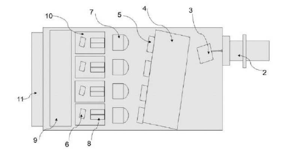 傳統(tǒng)多通道光器件設計圖 - 廣西科毅光通信