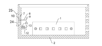 抗彎曲光纖分路器散熱系統(tǒng)結(jié)構(gòu)示意圖-廣西科毅光通信